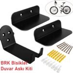 Bisiklet Pedaldan Duvara Asma ve Teker Aparatı